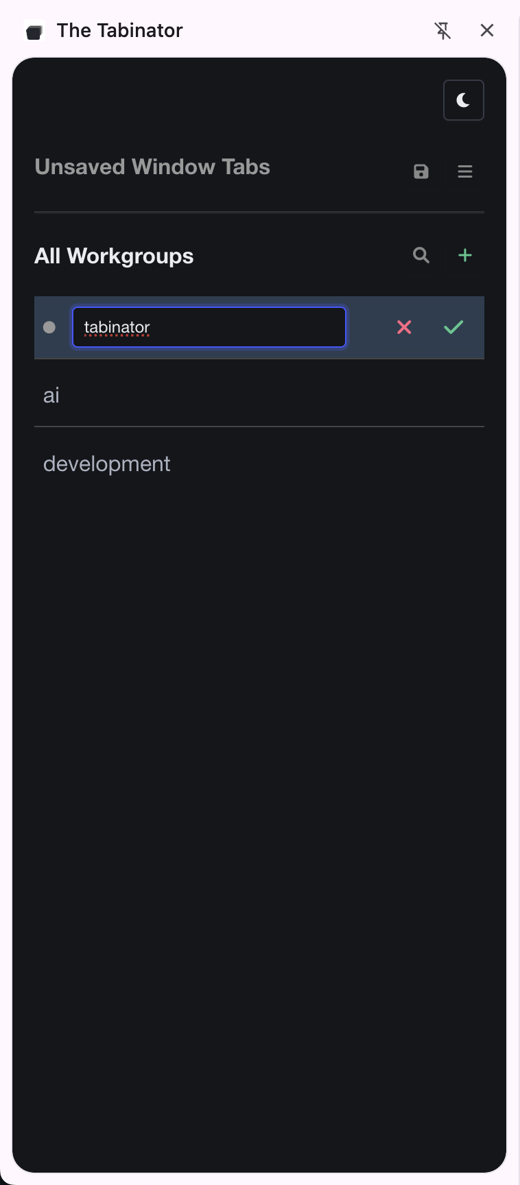 Rename Workgroups